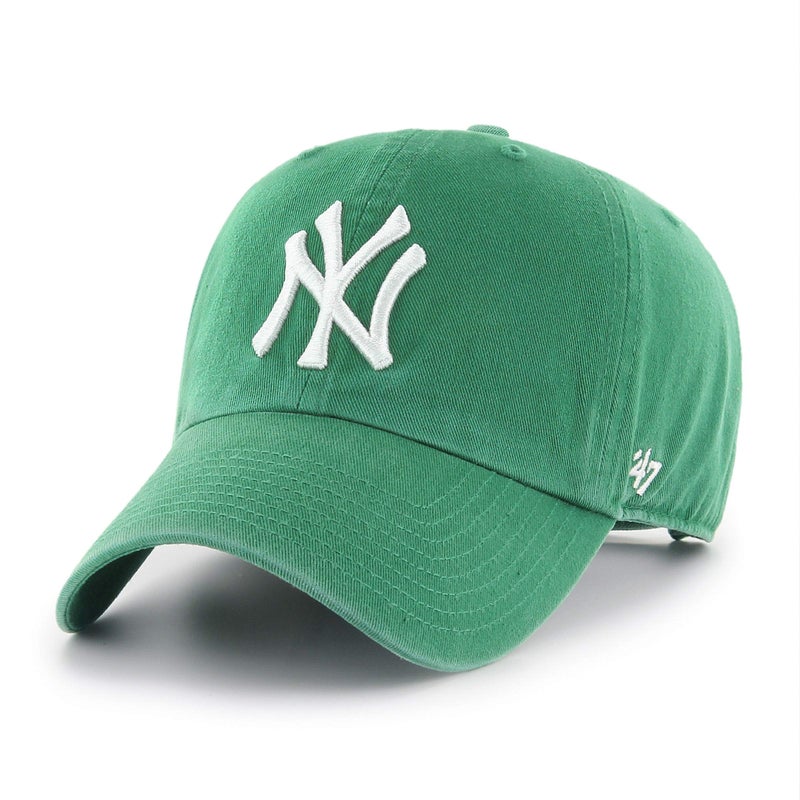 47 MLB New York Yankees '47 Brand Clean Up Adjustable Cap, One Size, Kelly - Image 1